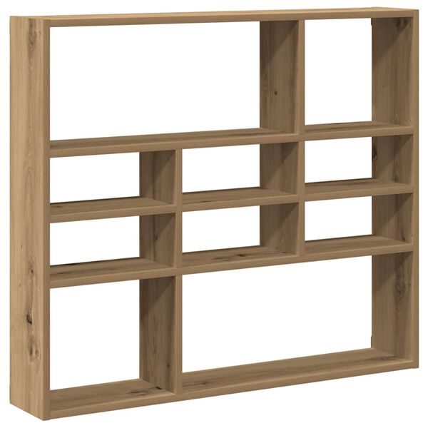vidaXL &Eacute;tag&egrave;re murale ch&ecirc;ne artisanal 90x16x78 cm bois d'ing&eacute;nierie