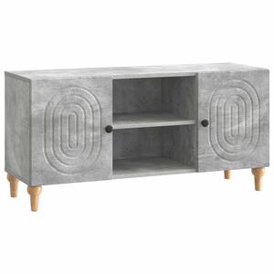 vidaXL Meuble TV Gris b&eacute;ton 102 x 34,5 x 50 cm Bois d'ing&eacute;nierie