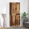 vidaXL Haut Armoire Bois Ancien 69,5 x 34 x 180 cm Bois d'ing&eacute;nierie