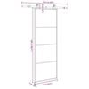 vidaXL Porte coulissante avec kit de quincaillerie 76x205 cm Verre ESG