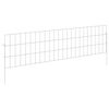 vidaXL Cl&ocirc;ture de jardin avec piquets 48 pcs 115 x 30 cm Mesh Argent&eacute;