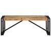 vidaXL Table basse 100x50x35 cm bois de manguier massif brut