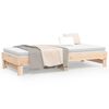 vidaXL Lit coulissant sans matelas 2x(80x200) cm Bois de pin massif
