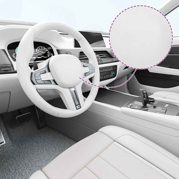 vidaXL Films 4D de voiture 2 pcs Blanc 100x150 cm+50x150 cm