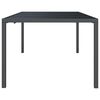 vidaXL Table de jardin anthracite 200x100x72 cm acier