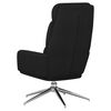 vidaXL Chaise de relaxation Noir Tissu