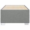 vidaXL Cadre de lit sans matelas gris clair 90x190 cm tissu