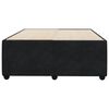 vidaXL Cadre de lit sans matelas noir 120x190 cm velours