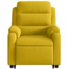 vidaXL Fauteuil de massage inclinable Jaune Velours