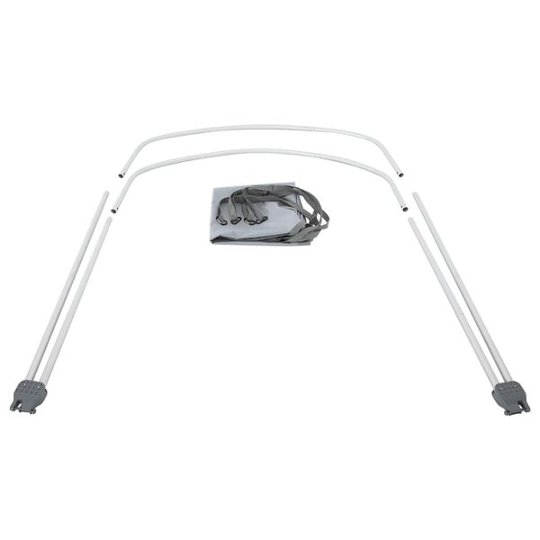 Intex Auvent de bateau gris 160x142 cm tissu oxford