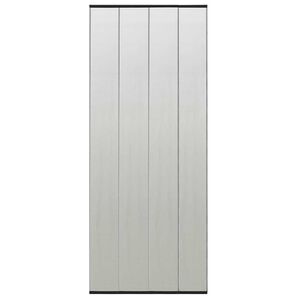 vidaXL Moustiquaire avec rideau en maille noir 100x220 cm polyester