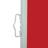 vidaXL Auvent lat&eacute;ral r&eacute;tractable de patio 140x600 cm Rouge