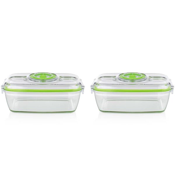 Princess Ensemble de r&eacute;cipients alimentaires 2 pcs L Transparent