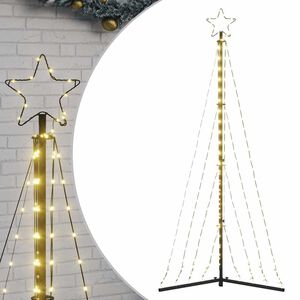vidaXL Sapin de No&euml;l &agrave; LED 339 LED blanc chaud 182 cm