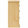 vidaXL Armoire murale de salle de bain Corona bois de pin massif