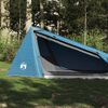 vidaXL Tente de camping tunnel 1 personne bleu imperméable