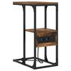 vidaXL Cabinet de chevet Ch&ecirc;ne fum&eacute; 41,5 x 26 x 60,5 cm