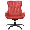 vidaXL Chaise de relaxation Rouge bordeaux Similicuir