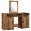 vidaXL Table de Toilette Marron 50 x 41 x 135 cm Bois d'ing&eacute;nierie