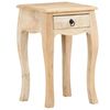 vidaXL Table de chevet 28x28x46 cm Bois de manguier massif