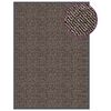 vidaXL Paillasson touffet&eacute; 60x90 cm Marron fonc&eacute;