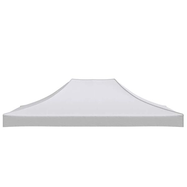 vidaXL Toit de tente de r&eacute;ception 4x3 m Blanc 270 g/m&sup2;
