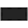 322898 vidaXL Coffee Table Black 100x50x35 cm Tempered Glass