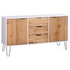 vidaXL Buffet New York 130,6 x 43 x 73,6 cm Bois massif en pin