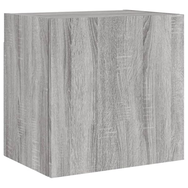 vidaXL Meuble TV mural sonoma gris 40,5x30x40 cm bois d'ing&eacute;nierie