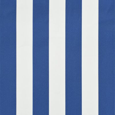 vidaXL Auvent rétractable 200x150 cm Bleu et blanc
