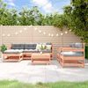 vidaXL Salon de jardin 7 pcs bois massif douglas