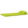 vidaXL Coussins de chaise Uni 2 pcs Vert vif. 58 x 77 x 4,5 cm