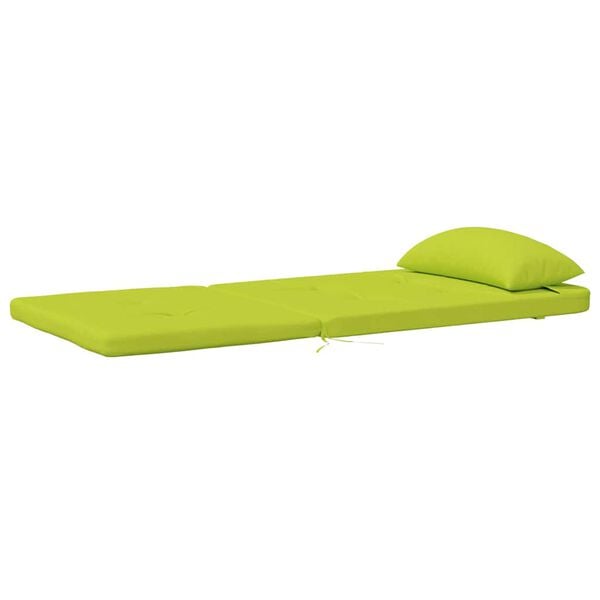 vidaXL Coussins de chaise Uni 2 pcs Vert vif. 58 x 77 x 4,5 cm