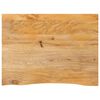 vidaXL Dessus de table &agrave; bord vivant 80x60x3,8 cm bois massif manguier