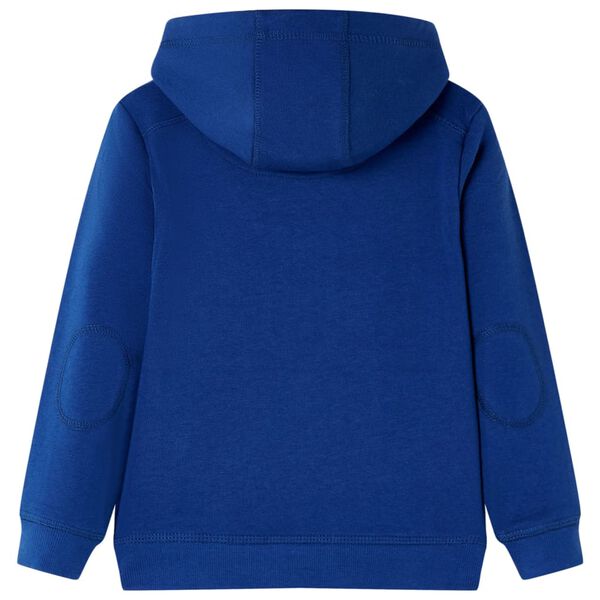 Sweatshirt &agrave; capuche pour enfant bleu fonc&eacute; 128