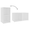 vidaXL Ensemble de meubles TV 5 pcs Blanc Bois d'ing&eacute;nierie