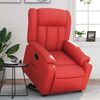 vidaXL Fauteuil inclinable Rouge Similicuir