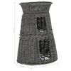 vidaXL Jeu de panier pour chats 3 pcs avec coussins Gris 47x34x60 cm