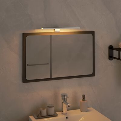 vidaXL Lampe de miroir à LED 5,5 W Blanc chaud 30 cm 3000 K