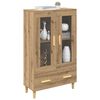 vidaXL Haut Armoire Ch&ecirc;ne artisanal 70 x 31 x 115 cm Bois d'ing&eacute;nierie