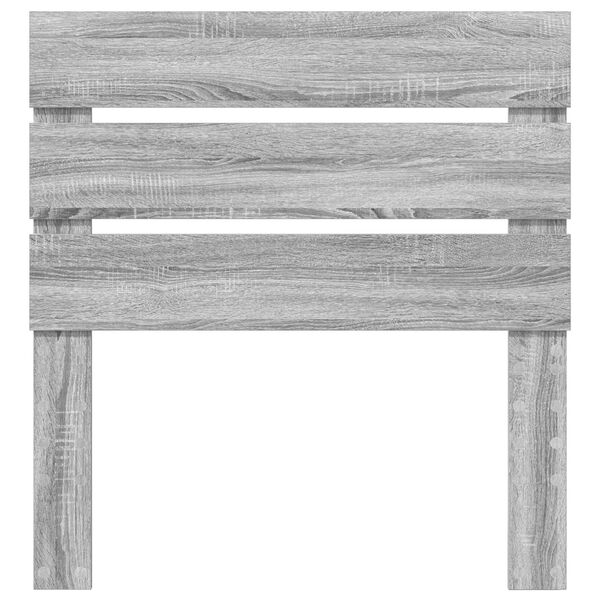 vidaXL T&ecirc;te de lit Gris Sonoma 75 cm Bois d'ing&eacute;nierie