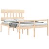 vidaXL Lit pour personne &acirc;g&eacute;e sans matelas 140x190 cm bois massif
