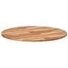vidaXL Dessus de table rond Ø90x2 cm bois massif d'acacia