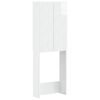 vidaXL Armoire de toilette DELFT Blanc brillant 66 x 25,5 x 190 cm