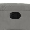 vidaXL Fauteuil inclinable gris clair tissu microfibre