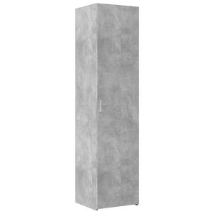 vidaXL Buffet haut gris b&eacute;ton 45x42,5x185 cm bois d'ing&eacute;nierie