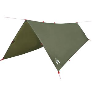 vidaXL B&acirc;che de camping vert olive 506x306 cm imperm&eacute;able