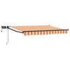 vidaXL Store r&eacute;tractable manuel avec LEDs Multicolore 3 x 2,5 m
