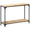vidaXL Table console 110x30x75 cm Bois de manguier massif