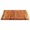 vidaXL Dessus de table 110x80x3,8 cm rectangulaire bois massif acacia